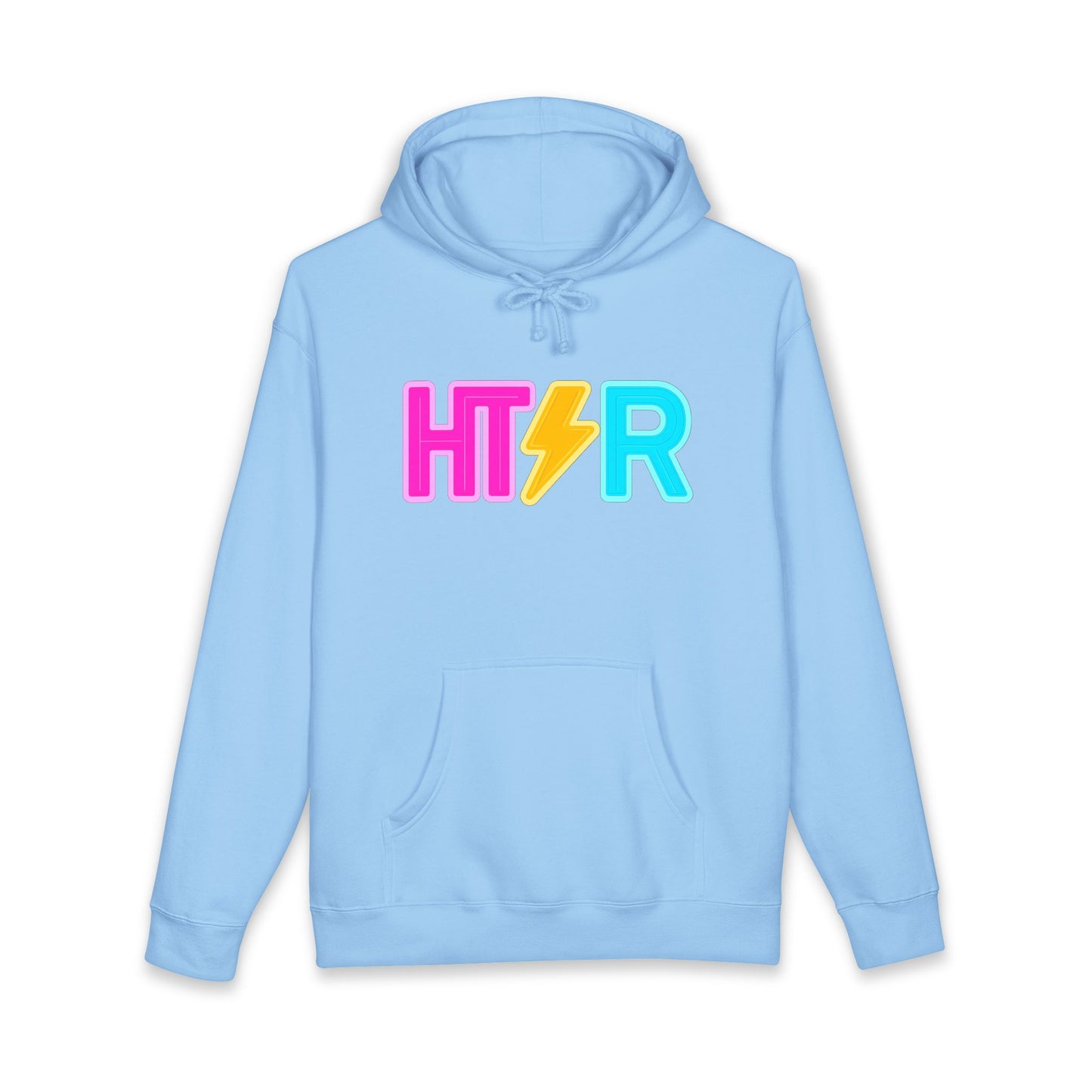 HTR Colorblock Hoodie — Bold Neon Lightning Sweatshirt