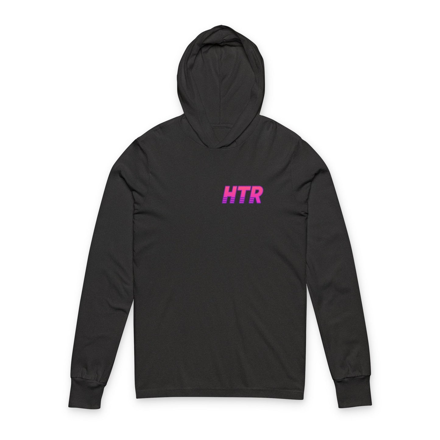 Hot Tub Report Hooded Long Sleeve Tee - HTR Retro Graphic