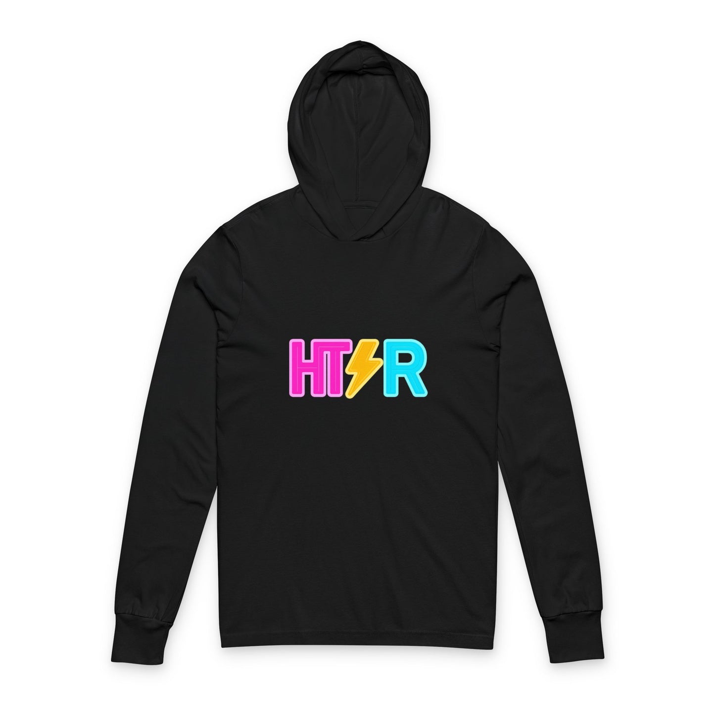 HTR Lightning Logo Hooded Long Sleeve Tee
