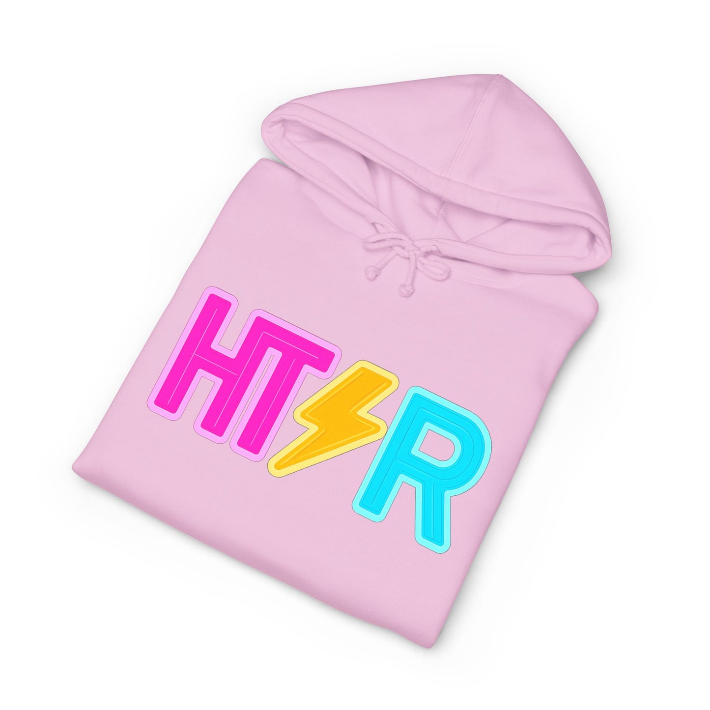 HTR Colorblock Hoodie — Bold Neon Lightning Sweatshirt