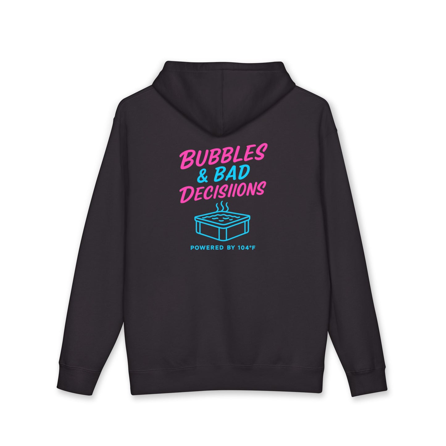 Hoodie — "Bubbles & Bad Decisions" Retro Bubble Tea Pullover