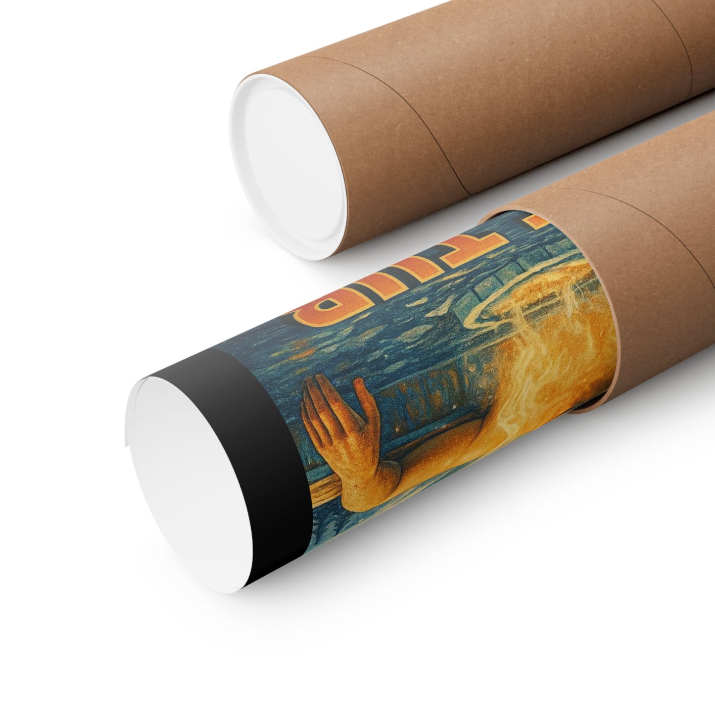 Hot Tub Report Poster — Retro Ski Lodge Matte Vertical Print