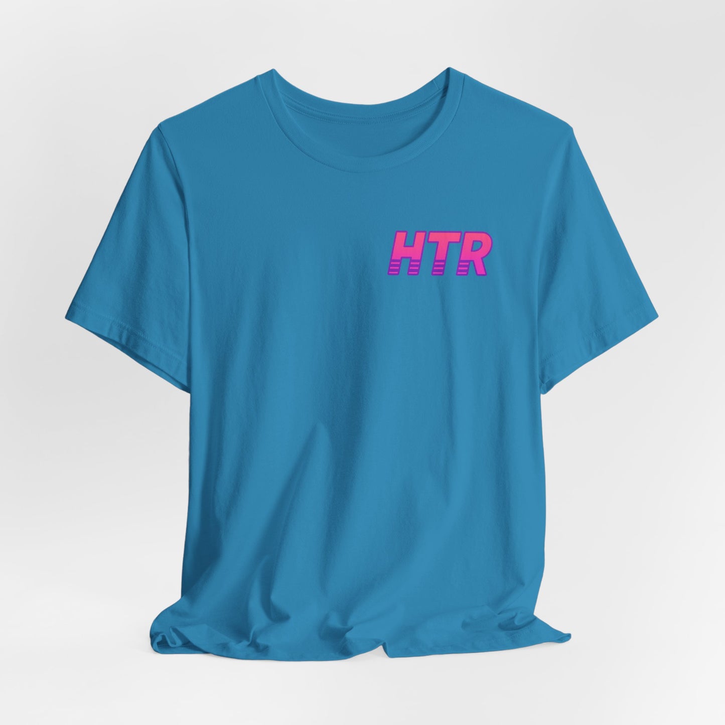 Hot Tub Report Tee — Retro Vaporwave HTR Graphic T‑Shirt