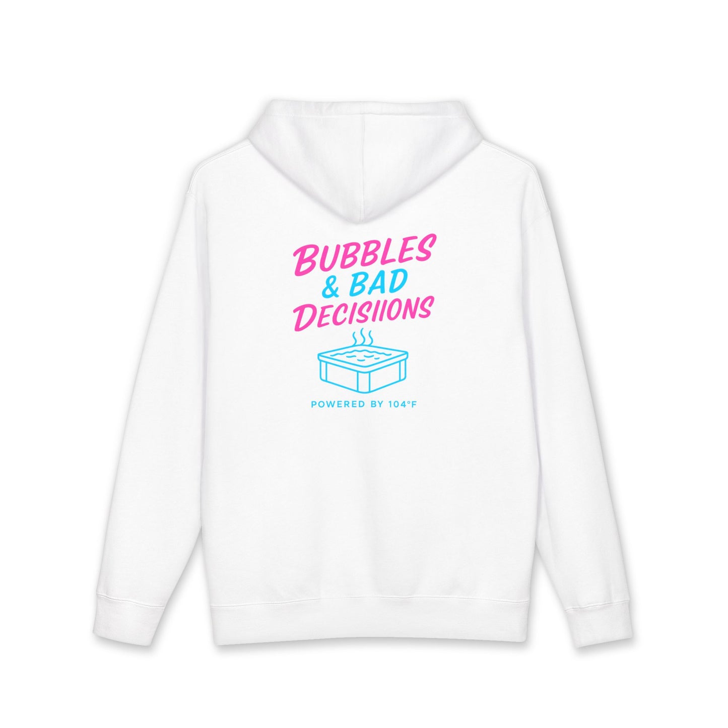 Hoodie — "Bubbles & Bad Decisions" Retro Bubble Tea Pullover