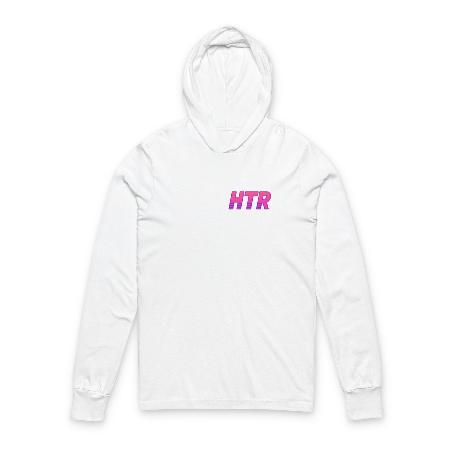 Hot Tub Report Hooded Long Sleeve Tee - HTR Retro Graphic