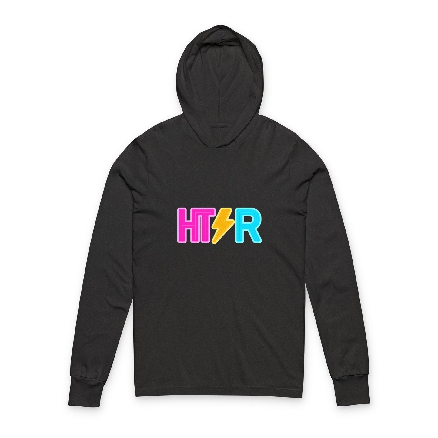 HTR Lightning Logo Hooded Long Sleeve Tee