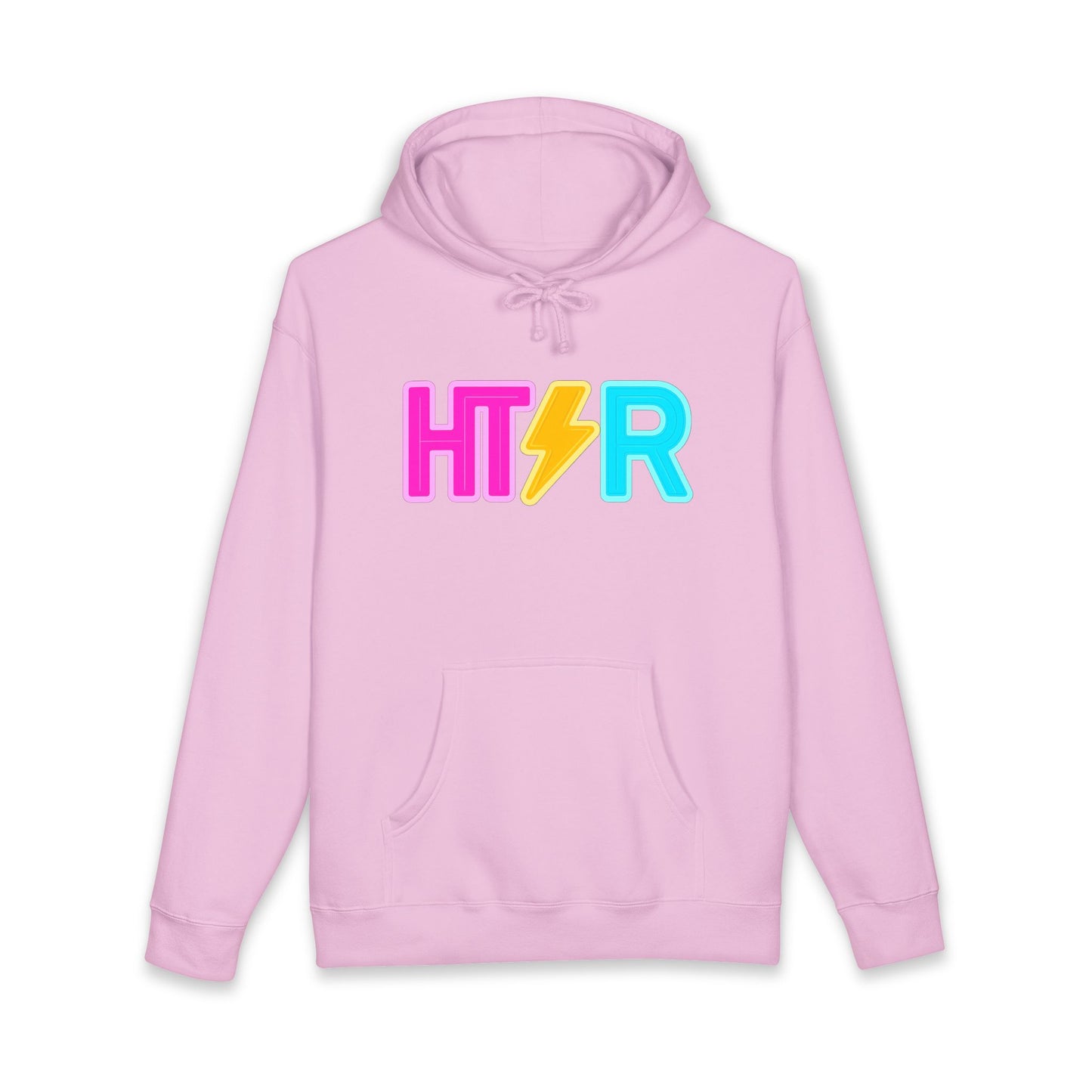 HTR Colorblock Hoodie — Bold Neon Lightning Sweatshirt