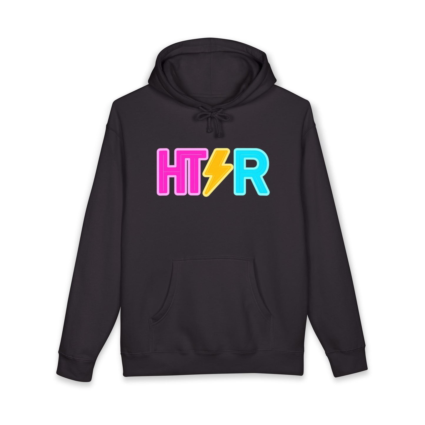 HTR Colorblock Hoodie — Bold Neon Lightning Sweatshirt