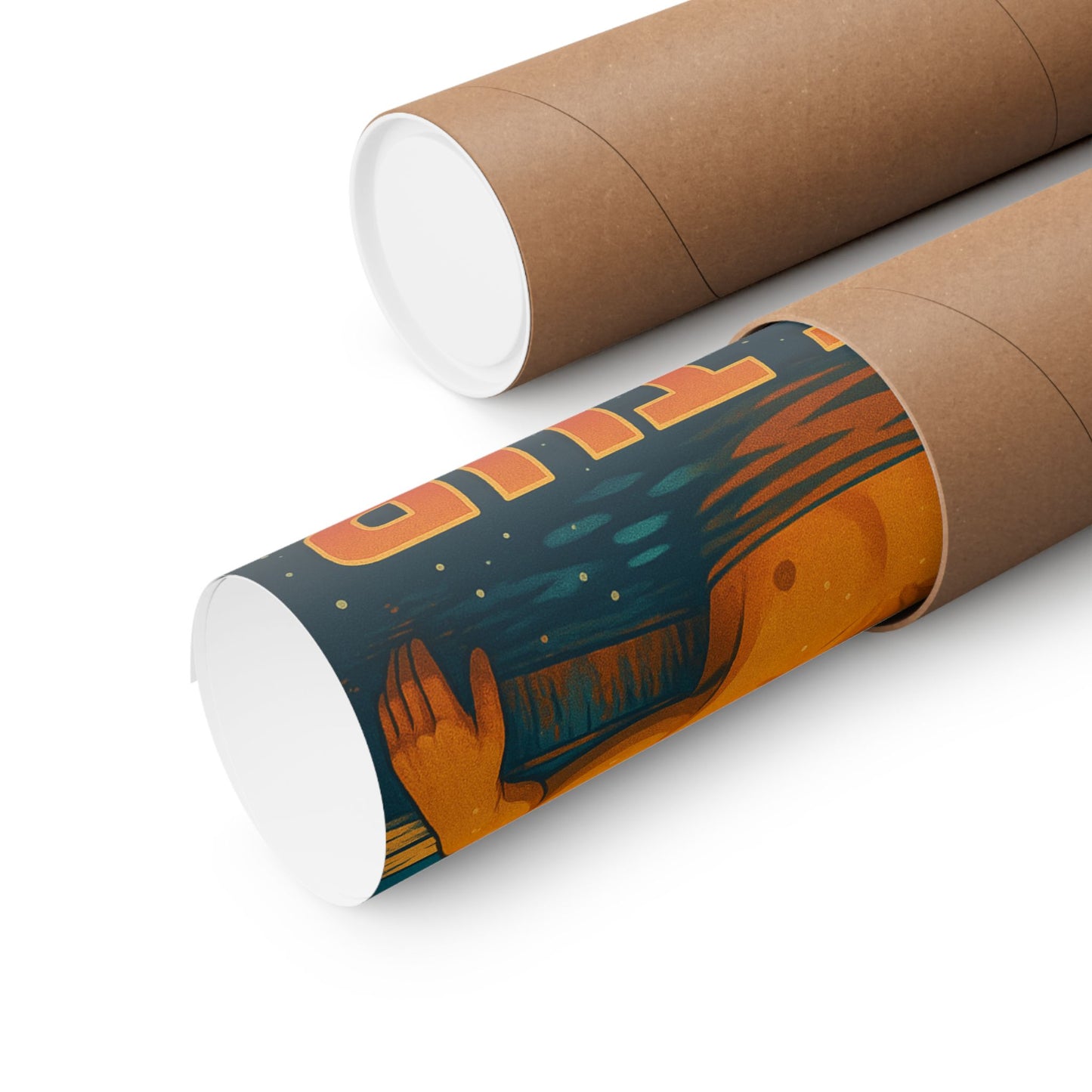 Hot Tub Report Poster — Retro Ski Lodge Wall Art