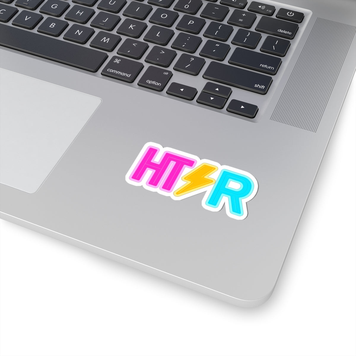 HTR Neon Sticker — Colorful Kiss-Cut Laptop Decal