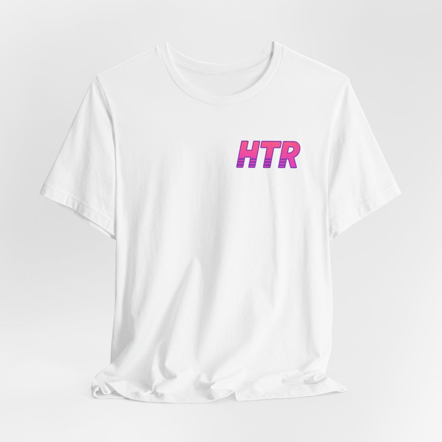 Hot Tub Report Tee — Retro Vaporwave HTR Graphic T‑Shirt