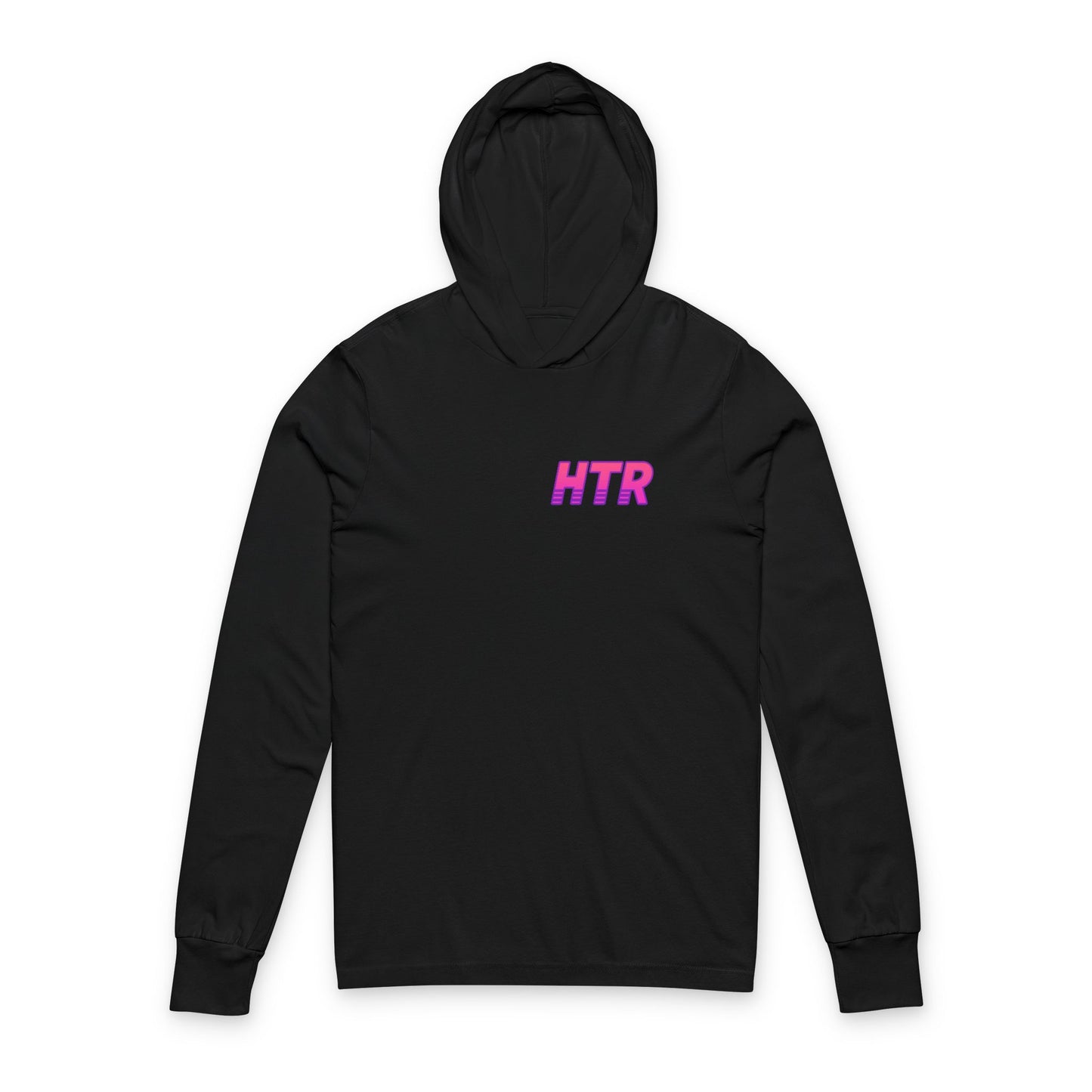 Hot Tub Report Hooded Long Sleeve Tee - HTR Retro Graphic